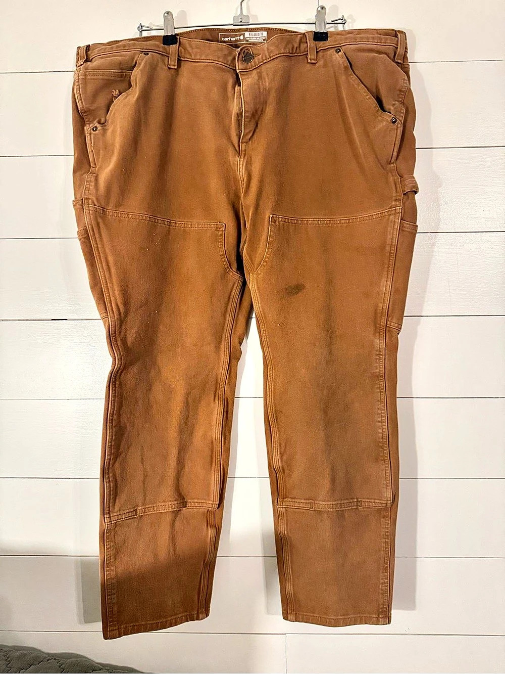Carhartt Relaxed Fit Double-Front Utility Pant Brown Waist 22W